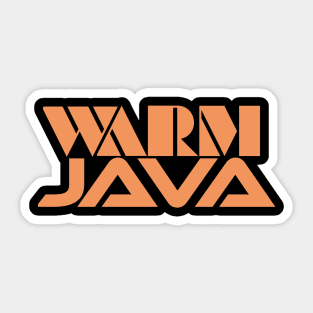 Warm java coffee caffeine Sticker